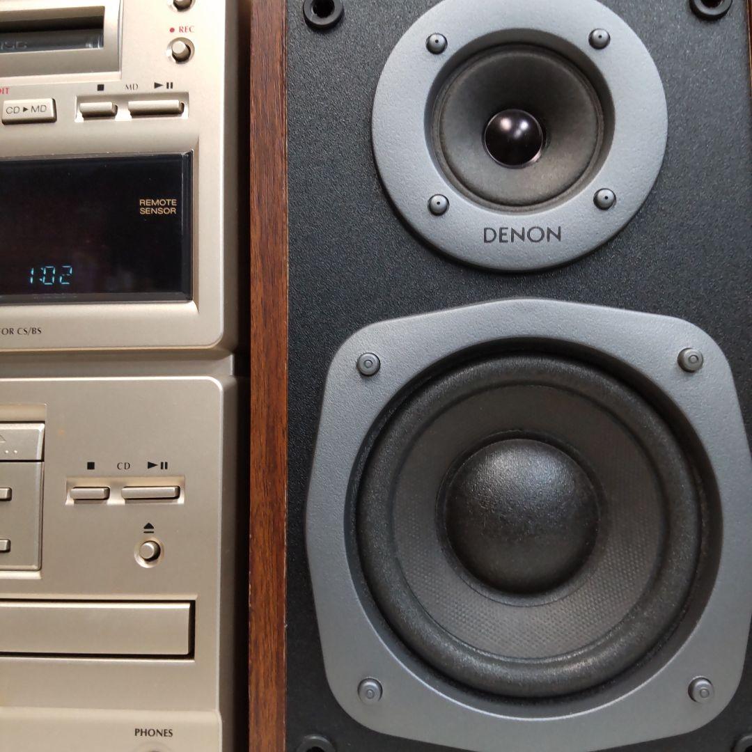 リペア済 CD/MD/FM/AM/AUX/OPT DENON リモコン付