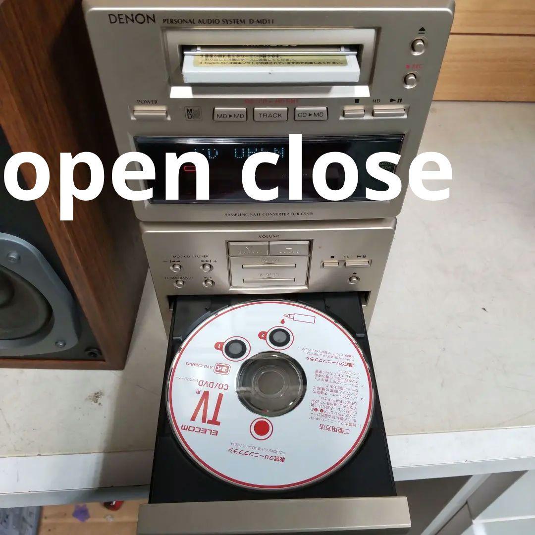 リペア済 CD/MD/FM/AM/AUX/OPT DENON リモコン付