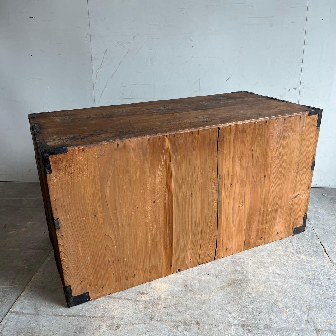 アンティーク チェスト 箪笥 ローボード テレビ台 無垢材 昭和レトロ z561