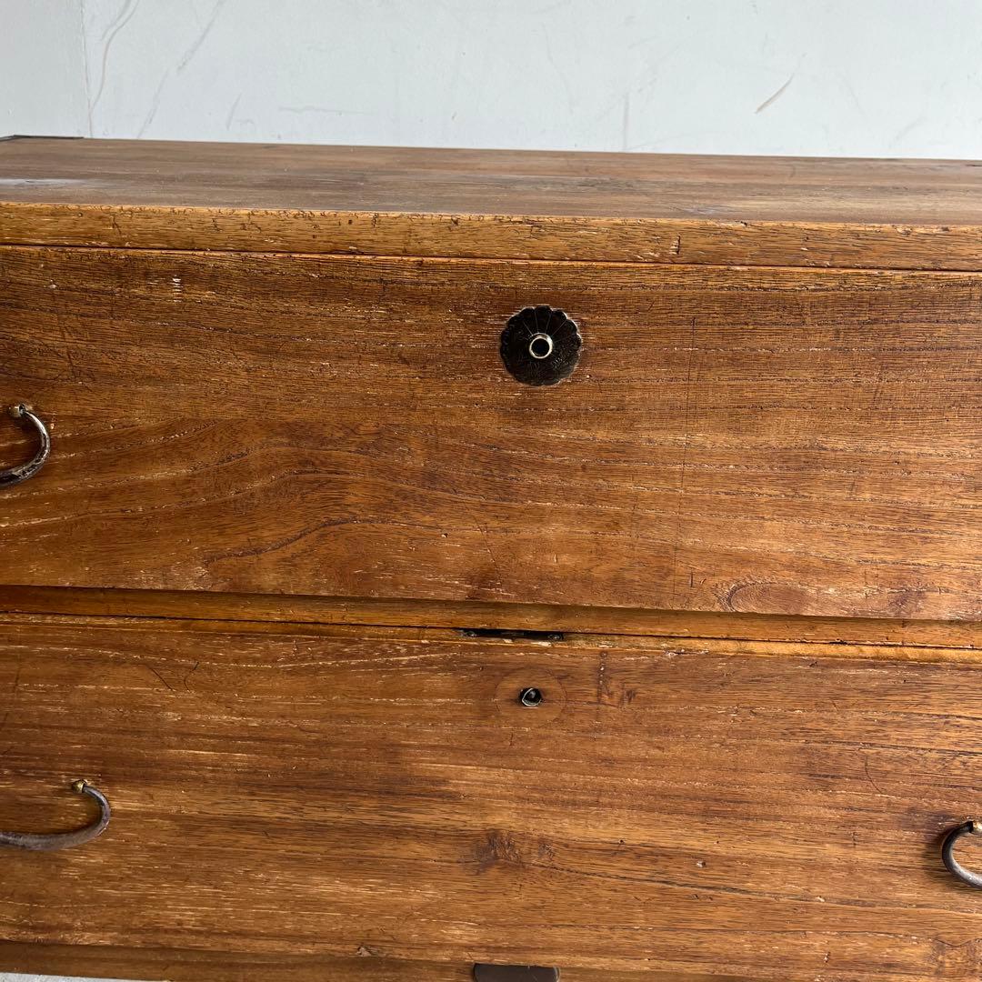 アンティーク チェスト 箪笥 ローボード テレビ台 無垢材 昭和レトロ z561