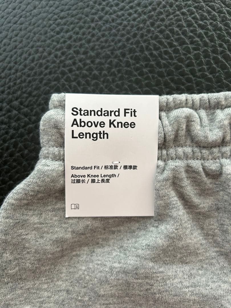 NIKE スウェットショートパンツ グレー Mサイズ NewJeansプリント