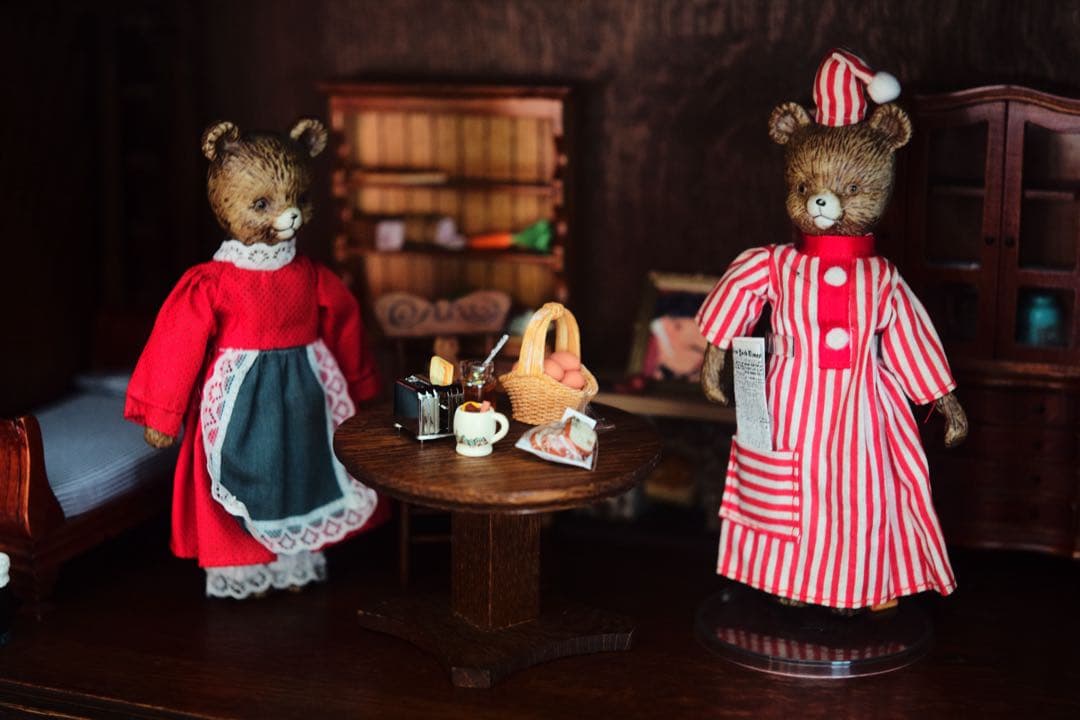 ヴィンテージ チャイナヘッドドール ベア オーナメント クリスマス ビスクドール