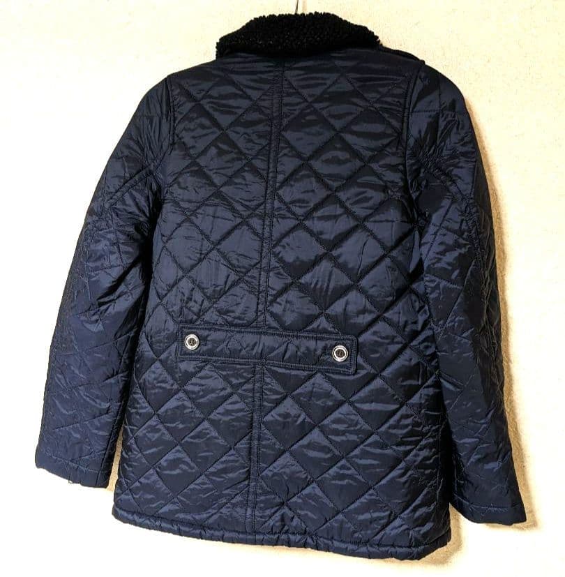 バーバリー　キルティングジャケット　ノバチェック　中綿コート　150　美品