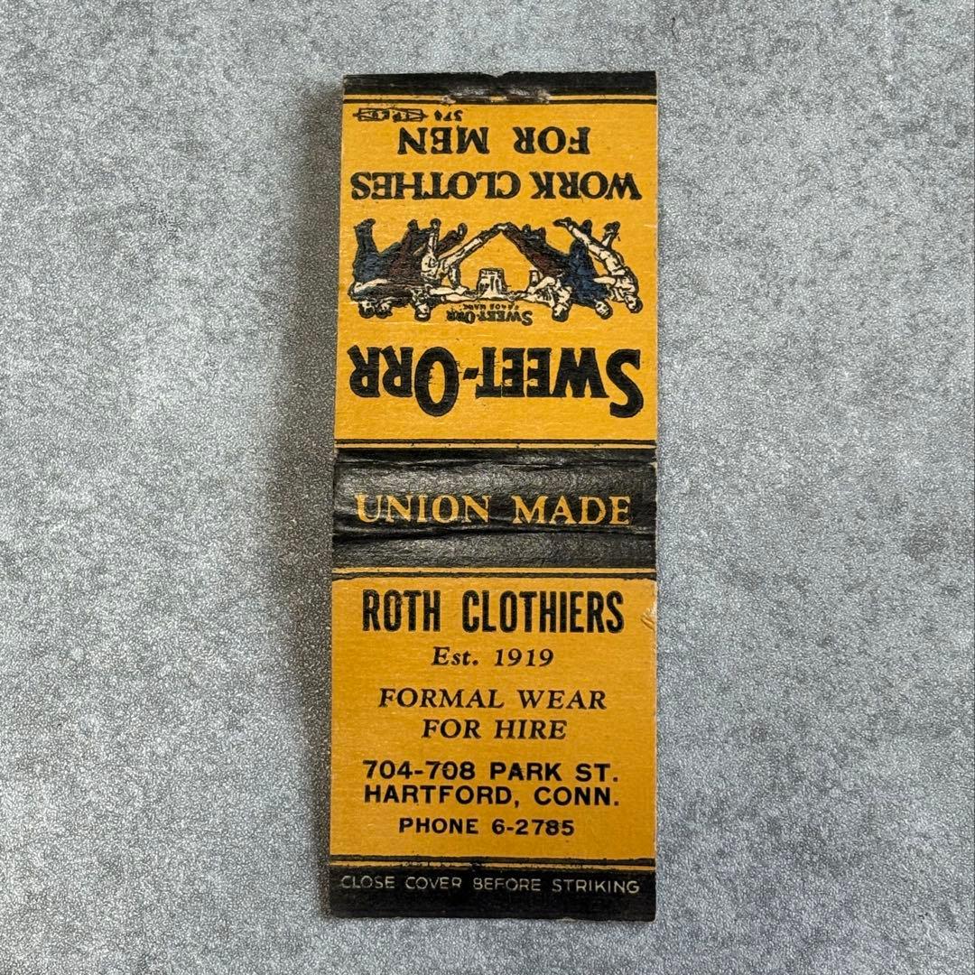 〜50s SWEET ORR スイートオール マッチカバー ワーク アンティーク