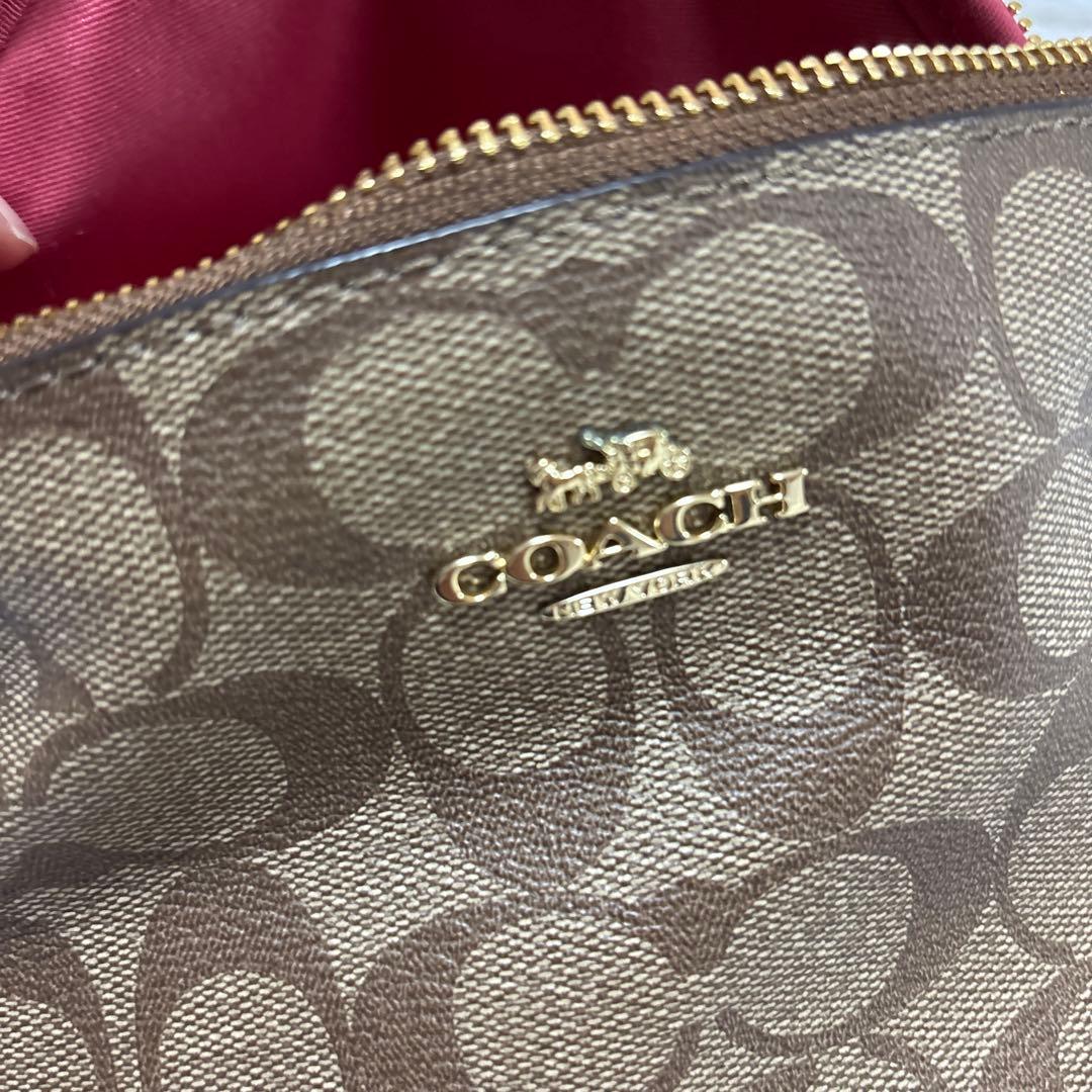 ☆美品 COACH シグネチャー ボディバッグ ショルダーバッグ ピンク 希少