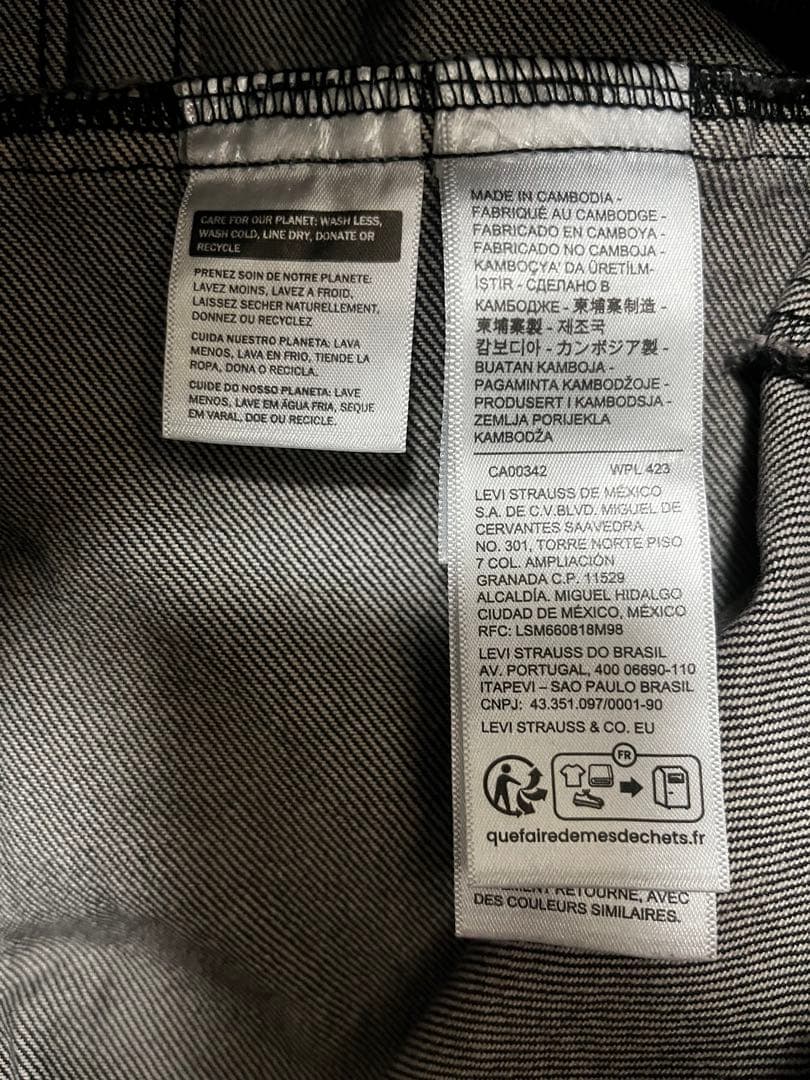 Levi’s リーバイス　TYPE I トラッカージャケット ブラック