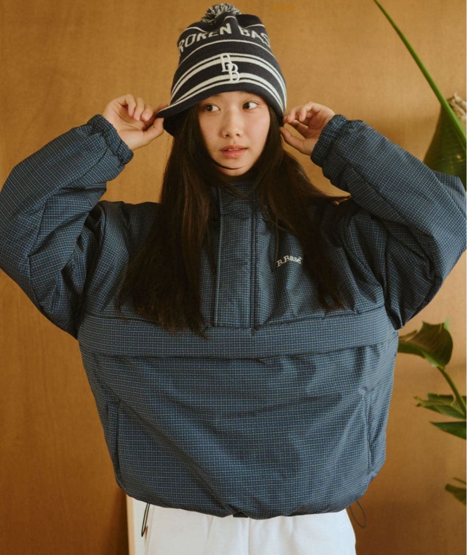 BrokenBase パデッドナイロンテックアノラック