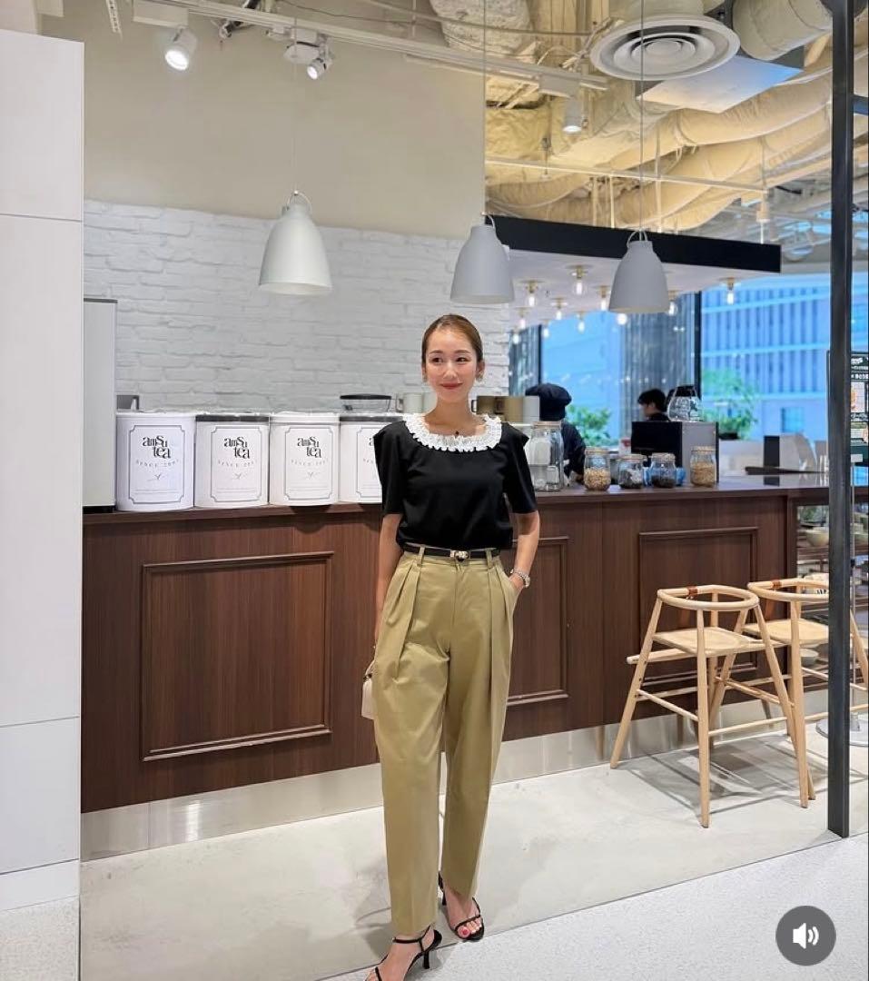 ポケットフリルパンツ(CHINO)