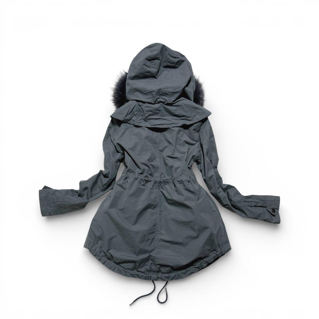 未使用級 ♪ タトラス 4way ファー モッズコート ダウンベスト ライナー付