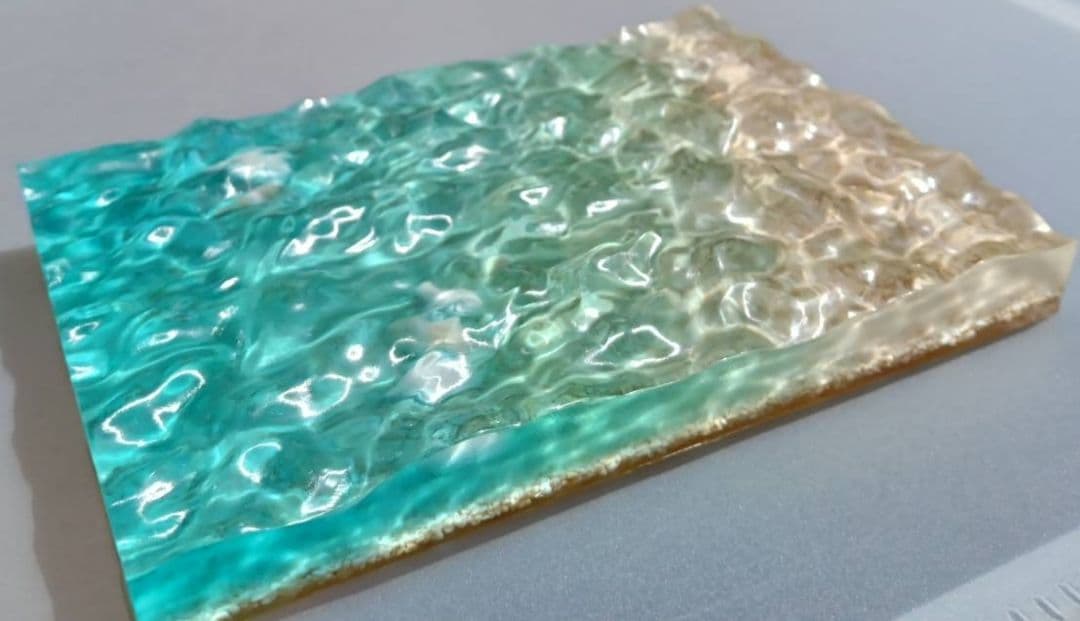 【 海のかけら No.2118 】エポキシレジン オーシャンアート レジンアート