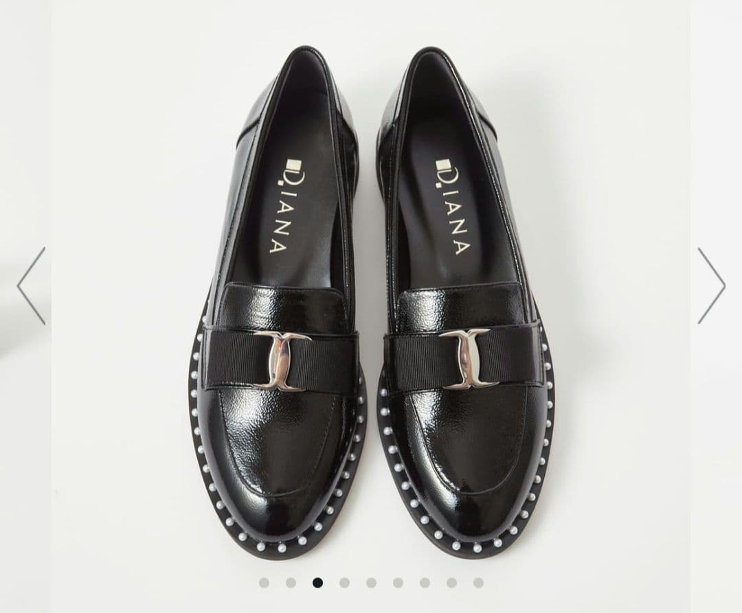 DIANA☆ダイアナ☆リボン×パールローファー