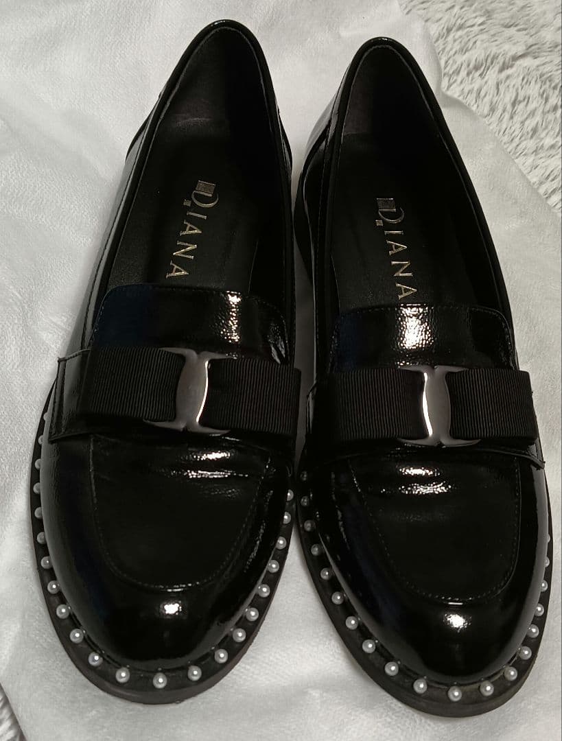 DIANA☆ダイアナ☆リボン×パールローファー