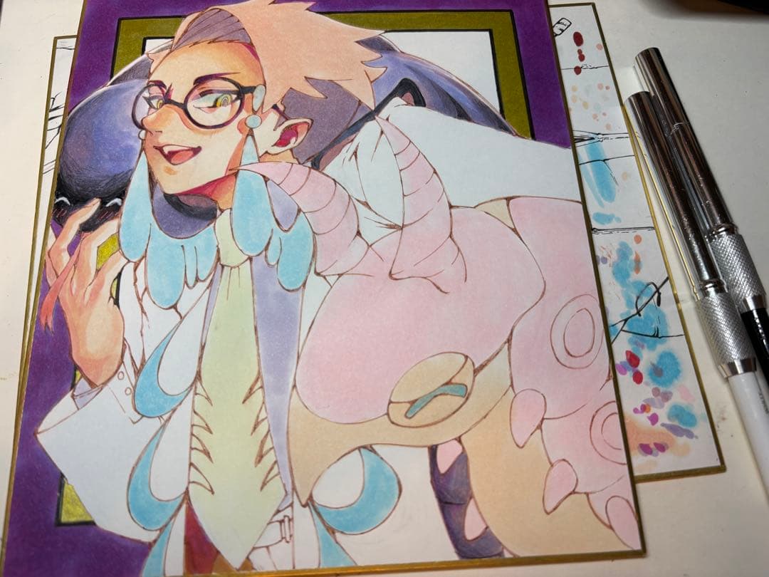 【手描きイラスト】 カラスバ / ポケモンZA 【ファンアート】