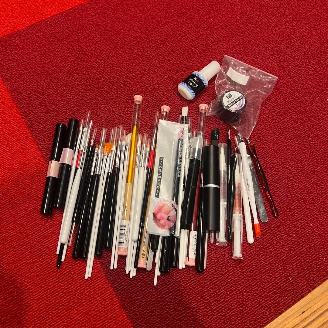 ジェルネイルカラー・ネイルケア用品セット