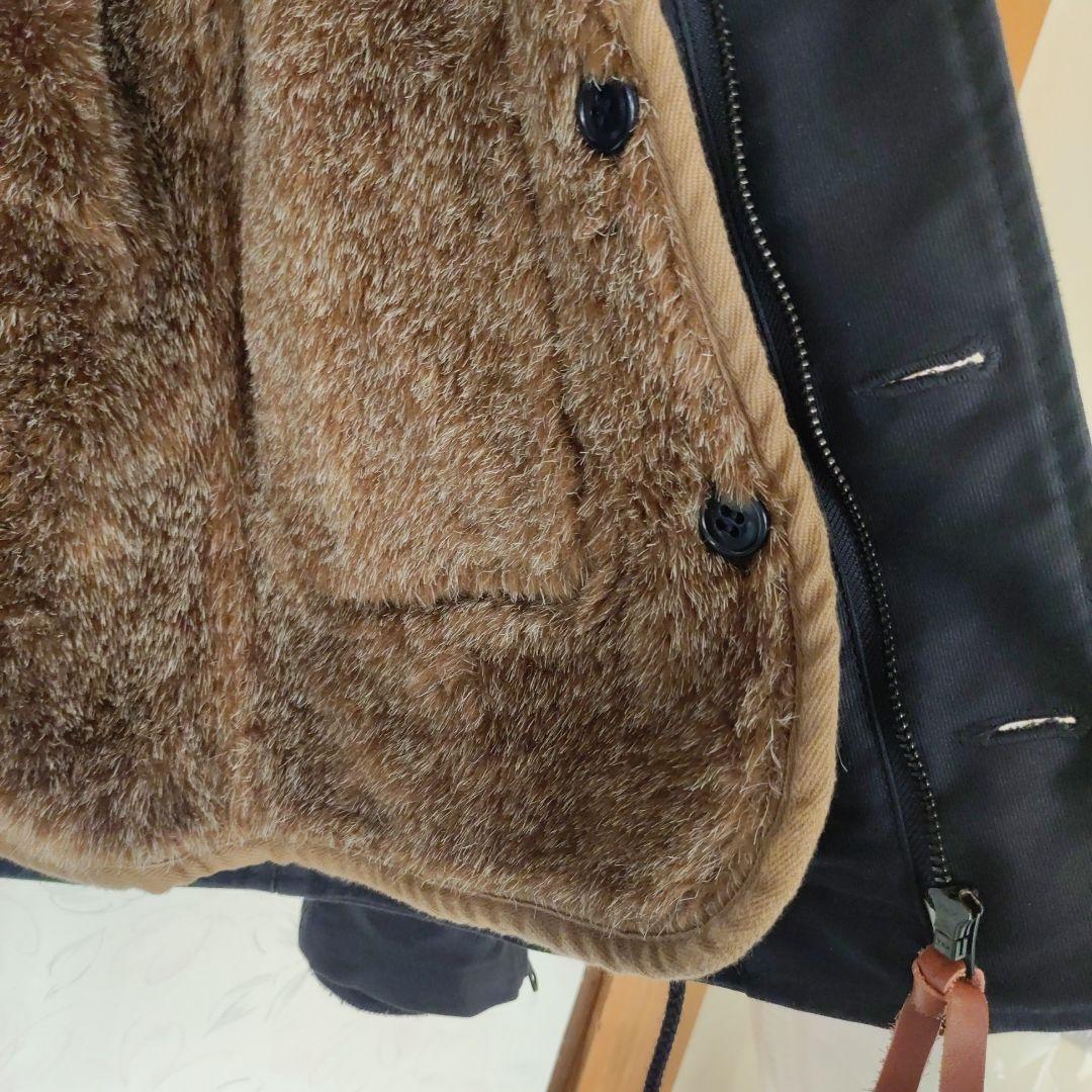 HOUSTON ミリタリージャケット サイズ36 ネイビー