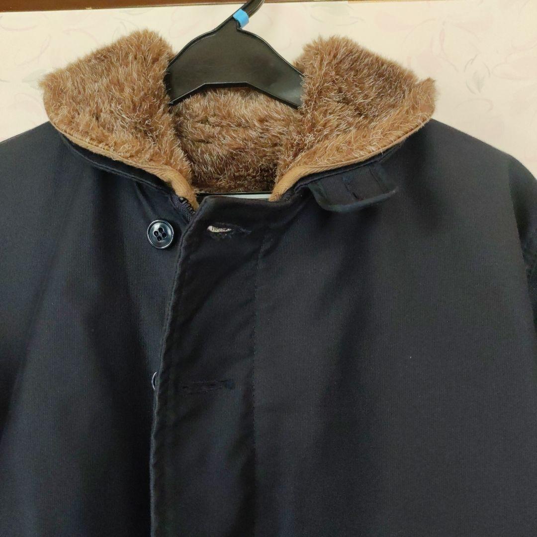 HOUSTON ミリタリージャケット サイズ36 ネイビー