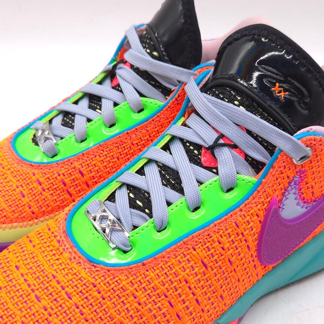 美品 NIKE KIDS LEBRON 20 ナイキ レブロン スニーカー 23