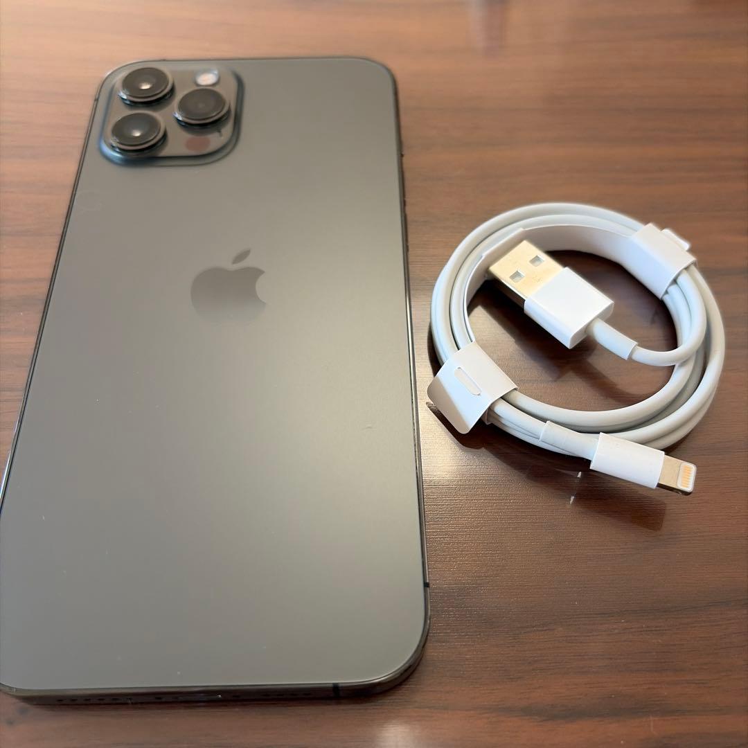 Apple 美品 iPhone12ProMAX グラファイト 128GB