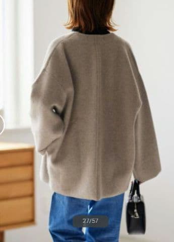 JOURNAL STANDARD　ダブルフェイスコクーンカーディガン