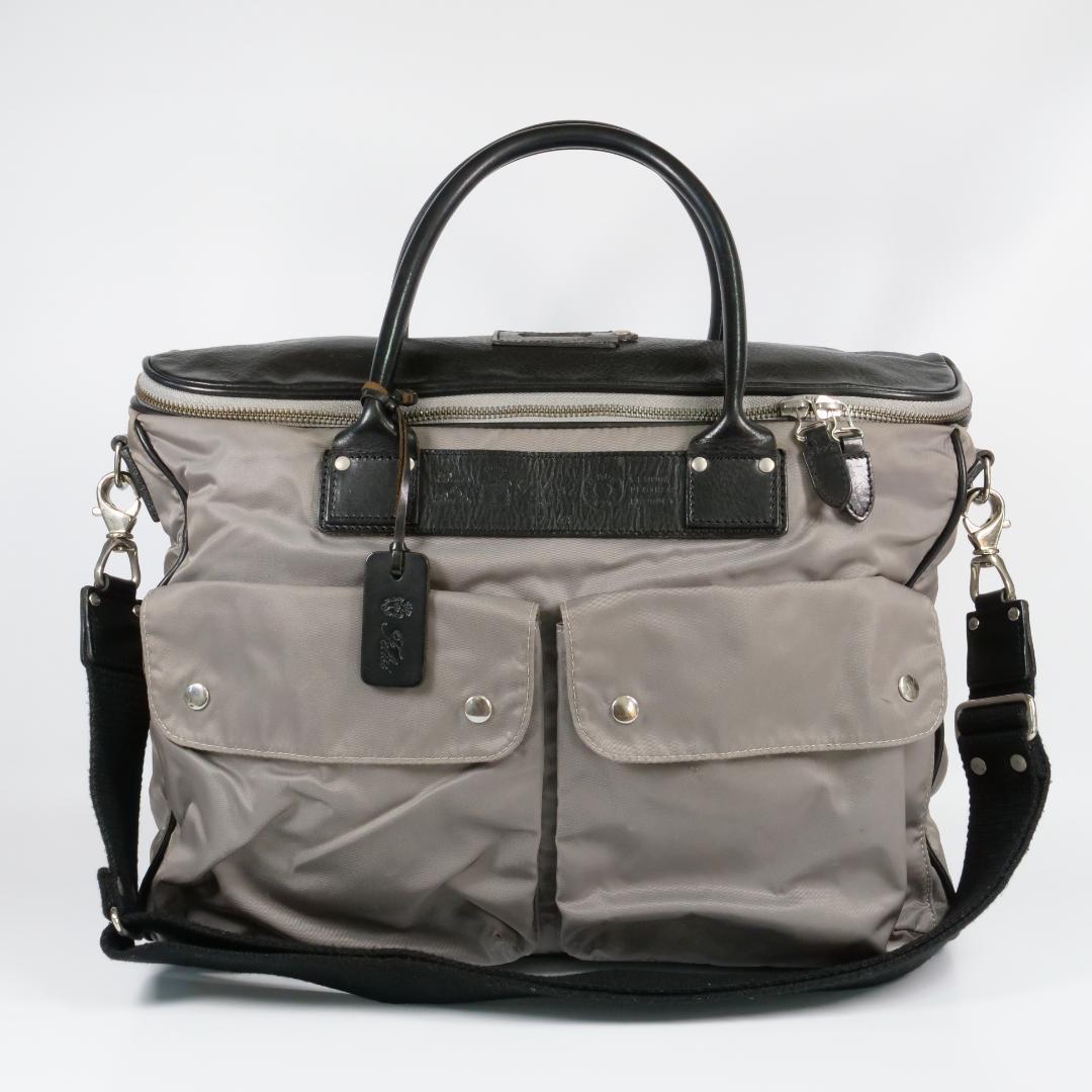 定番美品✨フェリージ ソリーゾ 12-41 2way ビジネスバッグ グレー