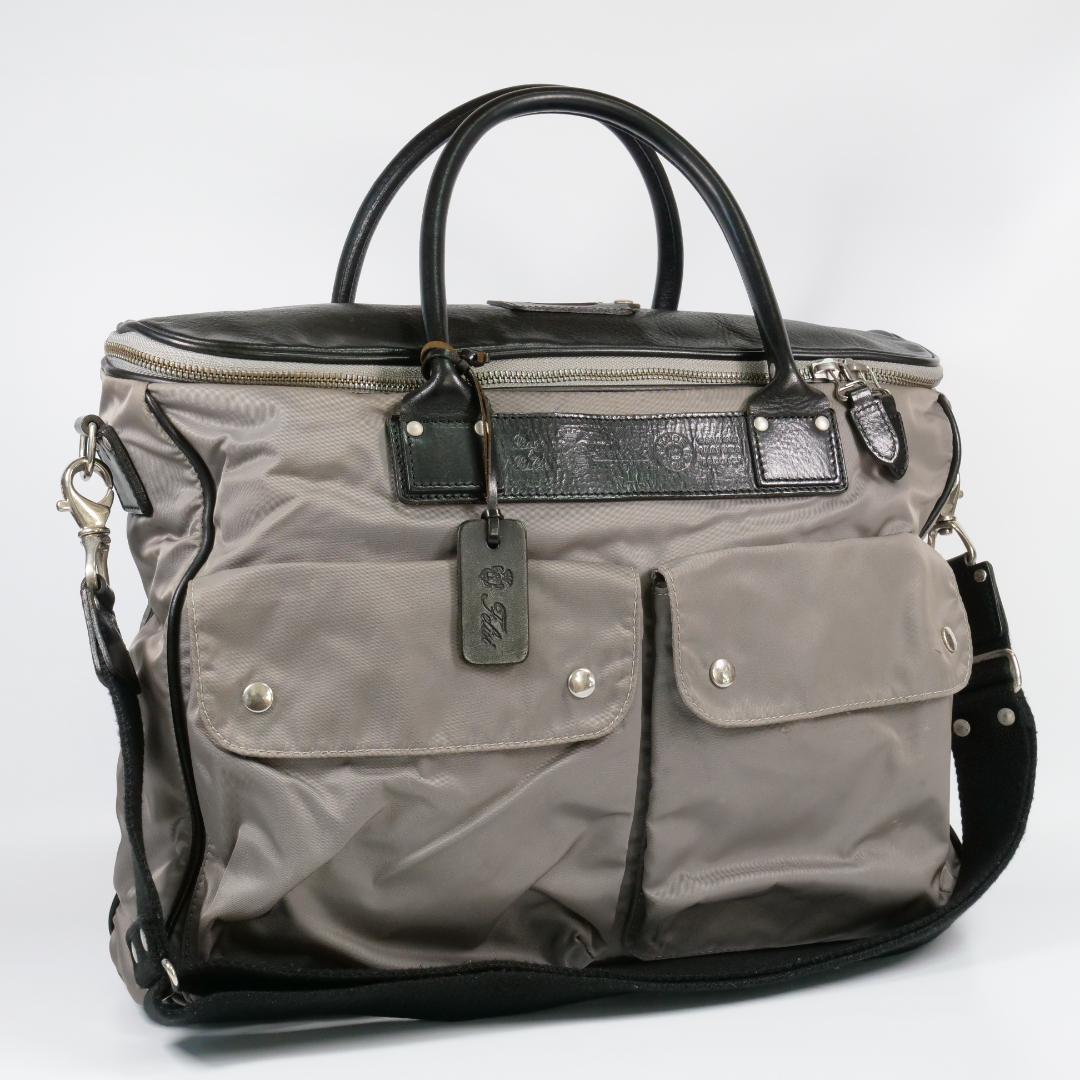 定番美品✨フェリージ ソリーゾ 12-41 2way ビジネスバッグ グレー