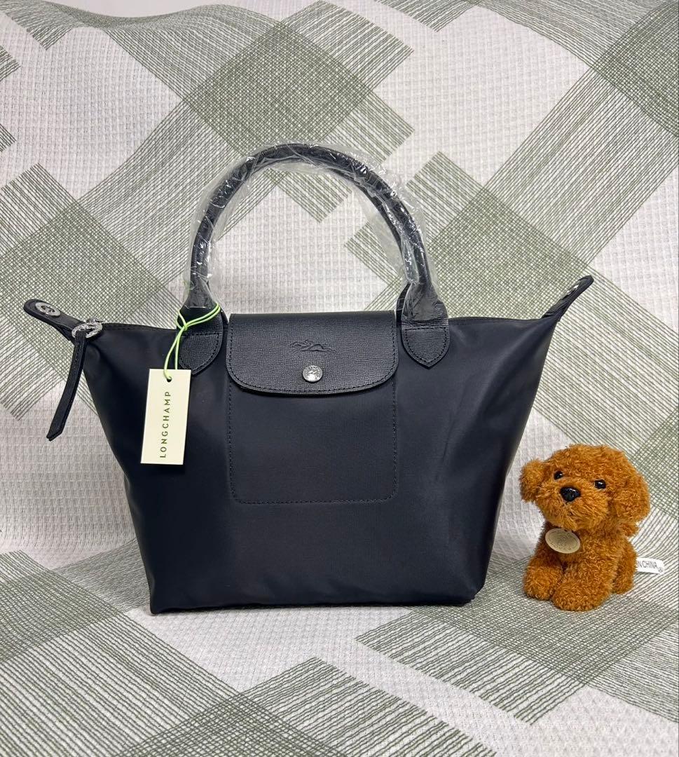 《LONGCHAMP》プリアージュ トップハンドバッグ　S/ブラック