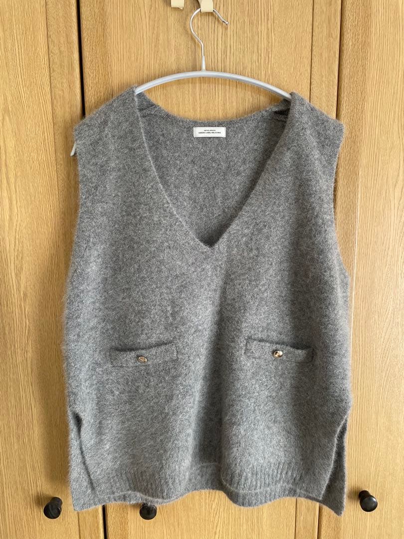 未使用！green label relaxing ニットベスト