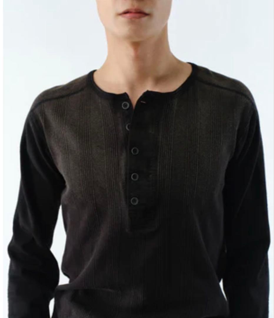 トップス MILITARY THERMAL HENRYNECK SHIRT .14