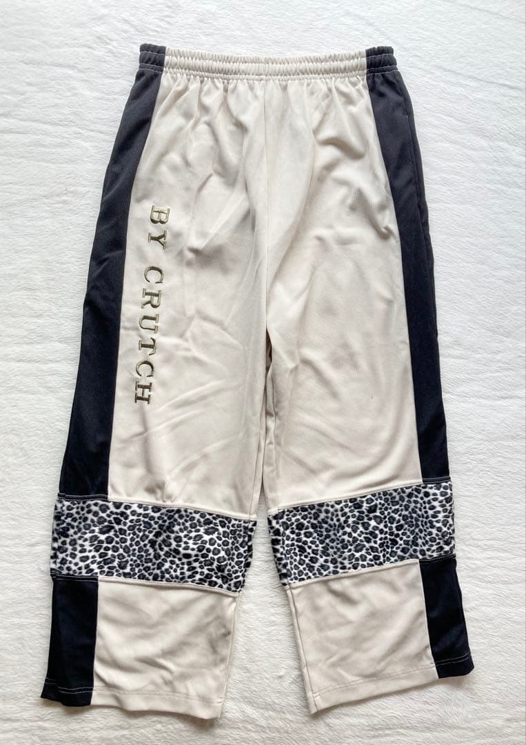 GALFY by CRUTCH 異素材　切替　レオパード柄 パーカーセットアップ