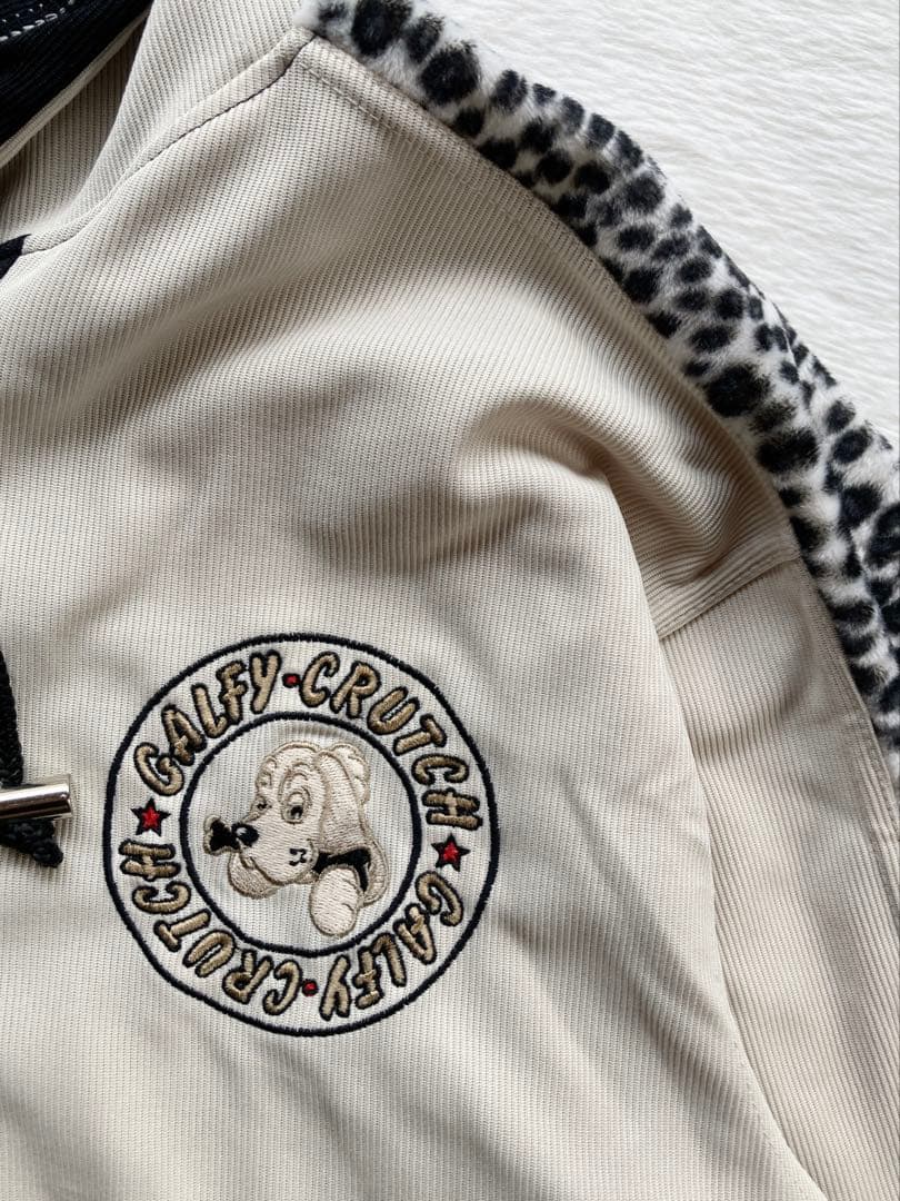 GALFY by CRUTCH 異素材　切替　レオパード柄 パーカーセットアップ