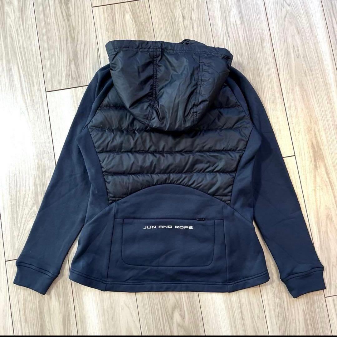 【そんしー】ジュンアンドロペ ＊高温機能ライトダウンブルゾン＊ブラック＊S