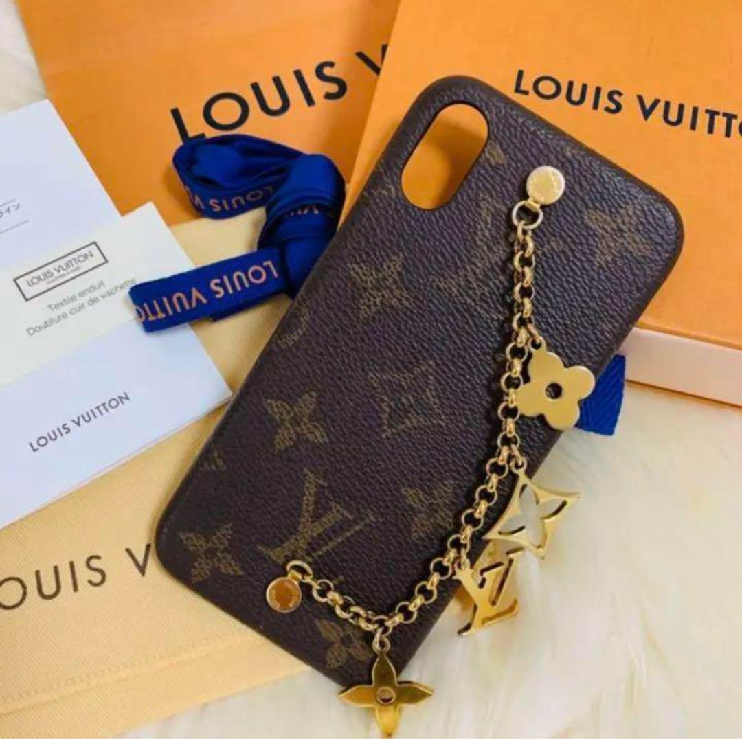ルイヴィトン　X XS iPhoneケース　10 イニシャル なし　携帯　カバー