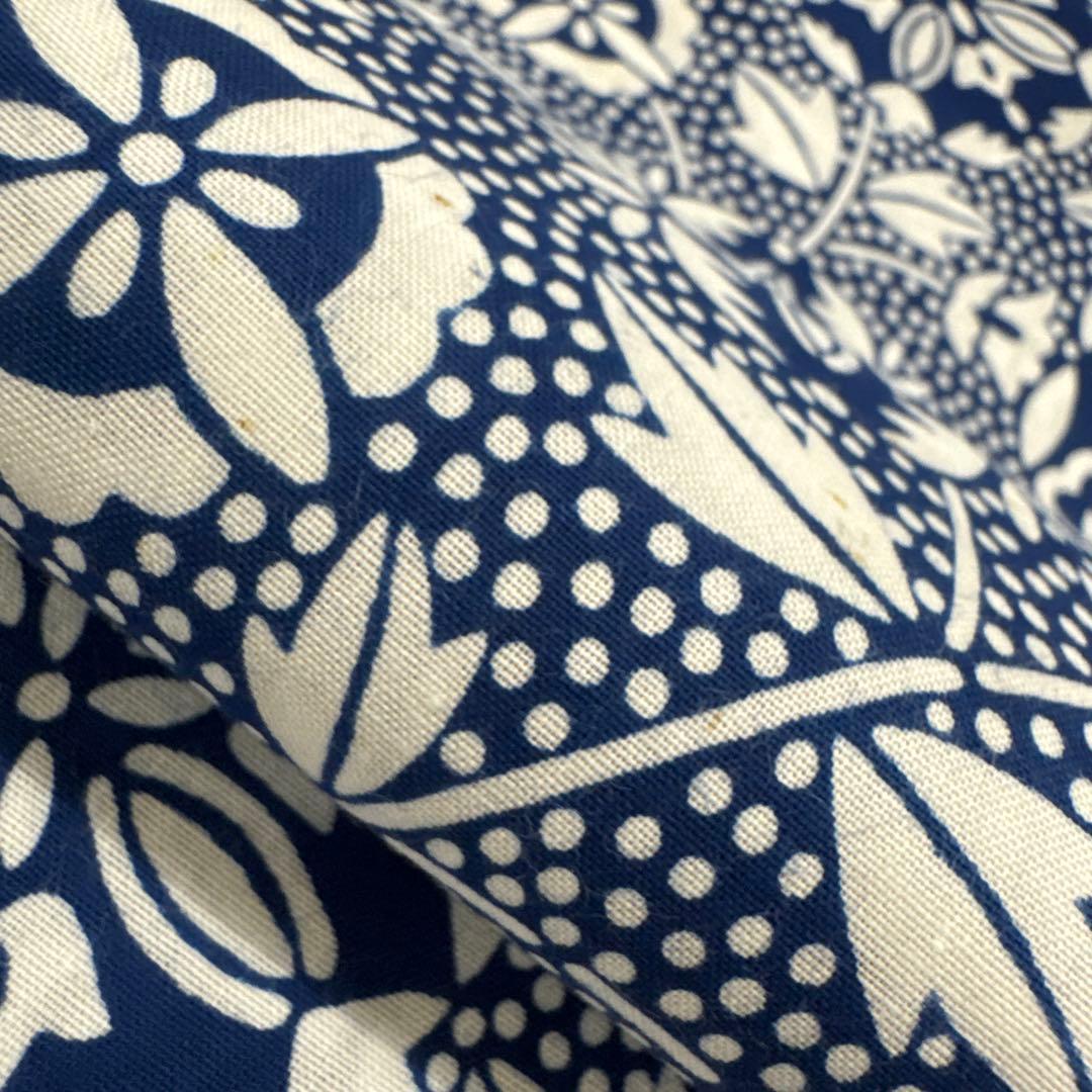 高級手芸　本染ゆかた反物　更紗