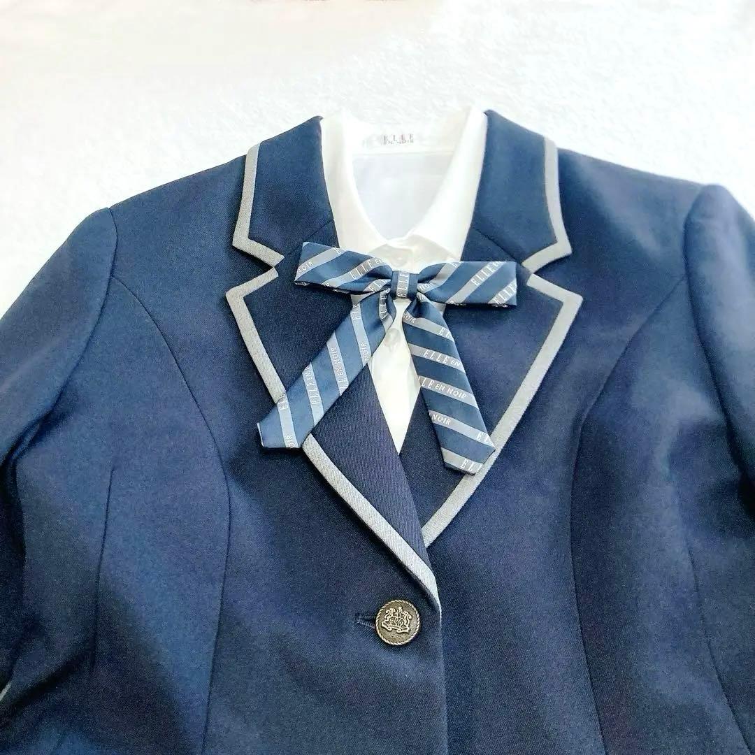 【美品】　卒服　165 女の子　エルアンノワール　セットアップ　リボン　グレー