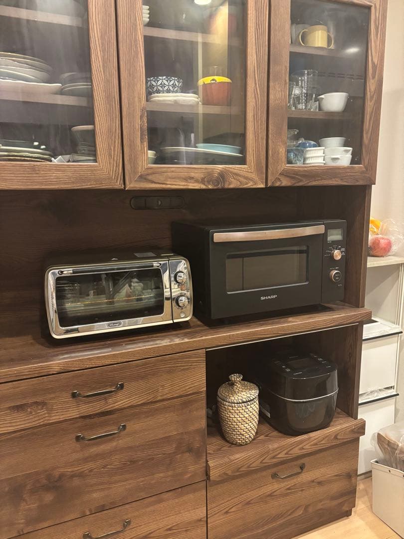 【レナ】LOWYA ロウヤ 食器棚 キッチン収納 国産