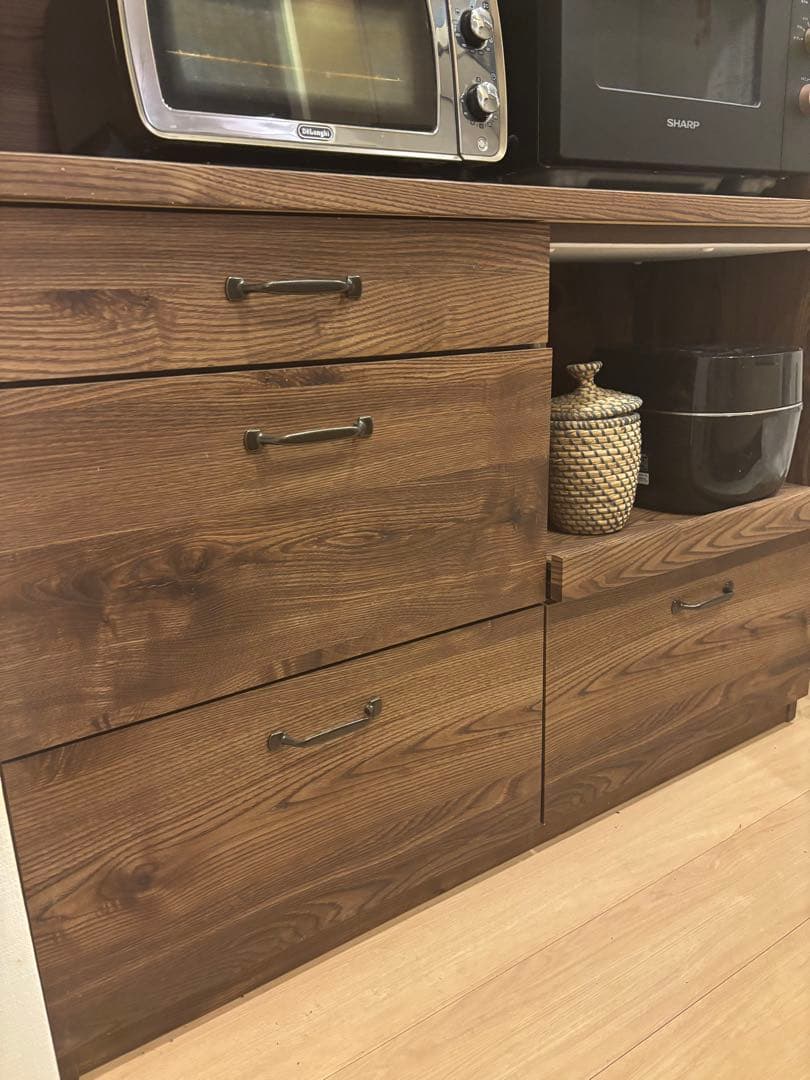 【レナ】LOWYA ロウヤ 食器棚 キッチン収納 国産