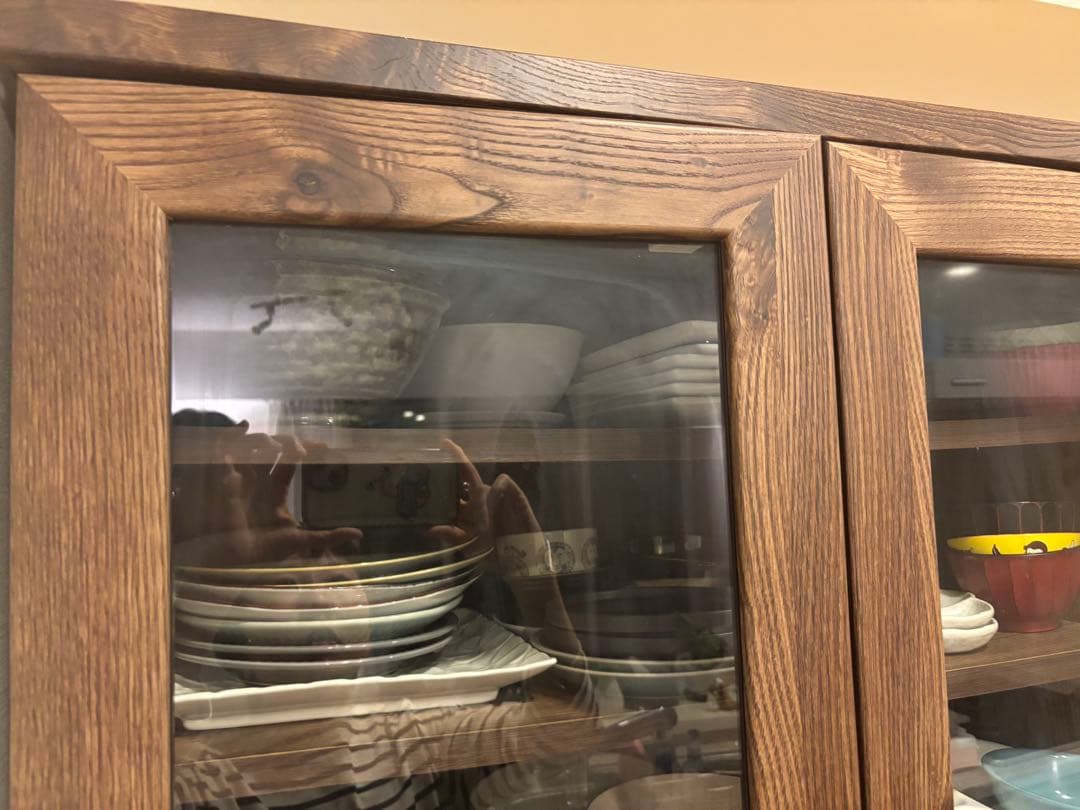 【レナ】LOWYA ロウヤ 食器棚 キッチン収納 国産