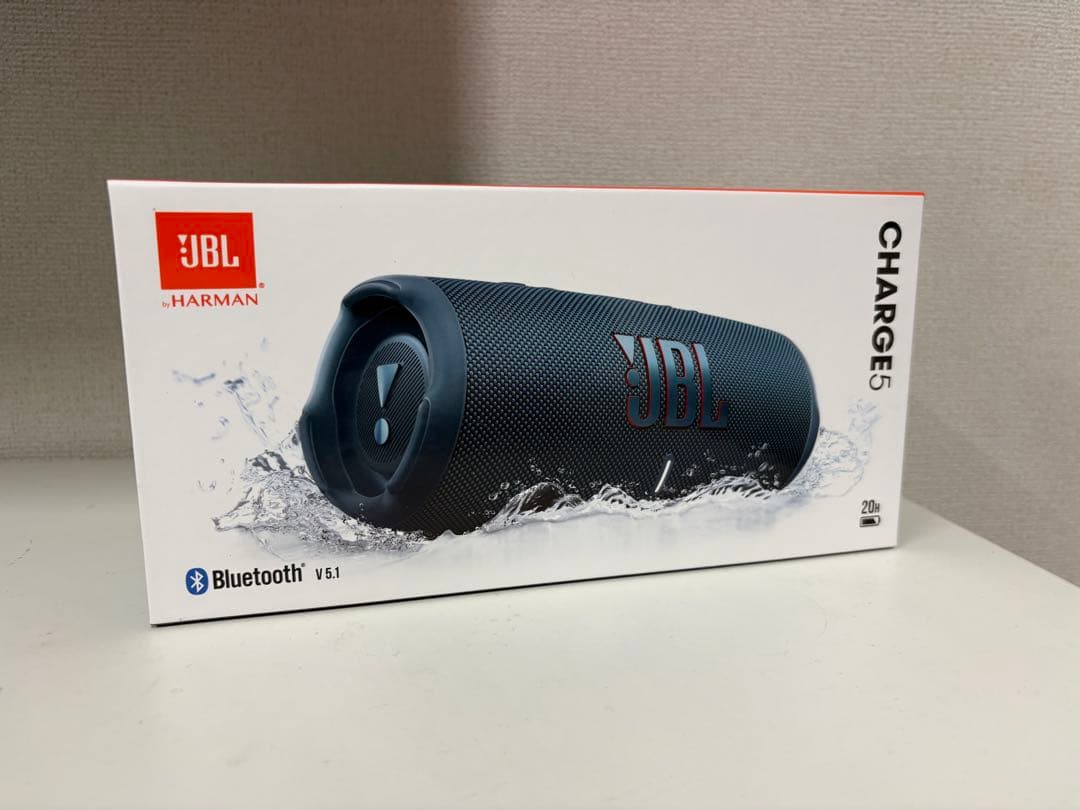 新品未開封 JBL CHARGE5 Bluetoothスピーカー ブルー 青 紺
