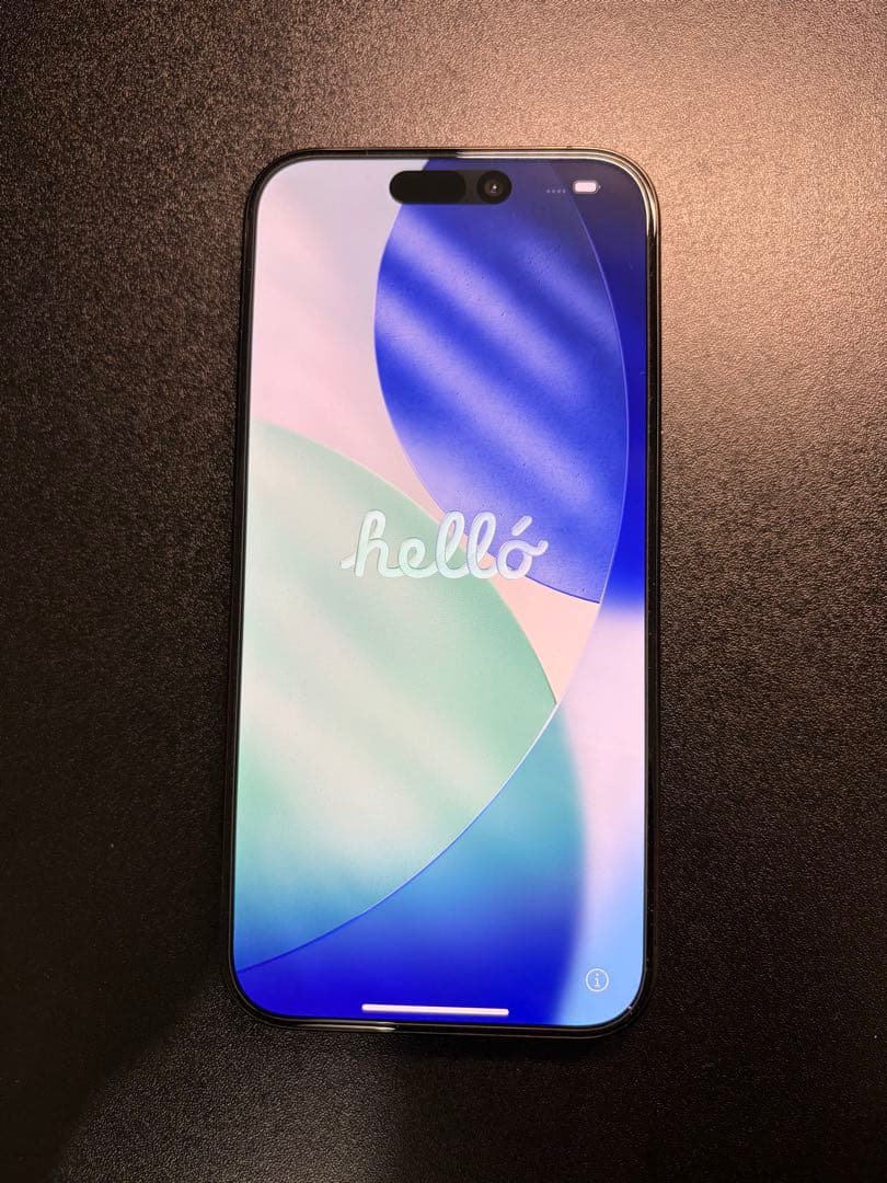 iPhone 15Pro 128GB ブラックチタニウム本体　SIMフリー