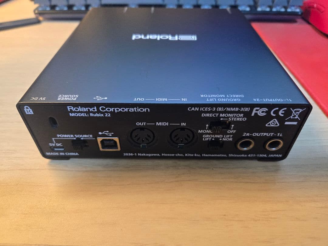 DTM・DAW Roland Rubix 22
