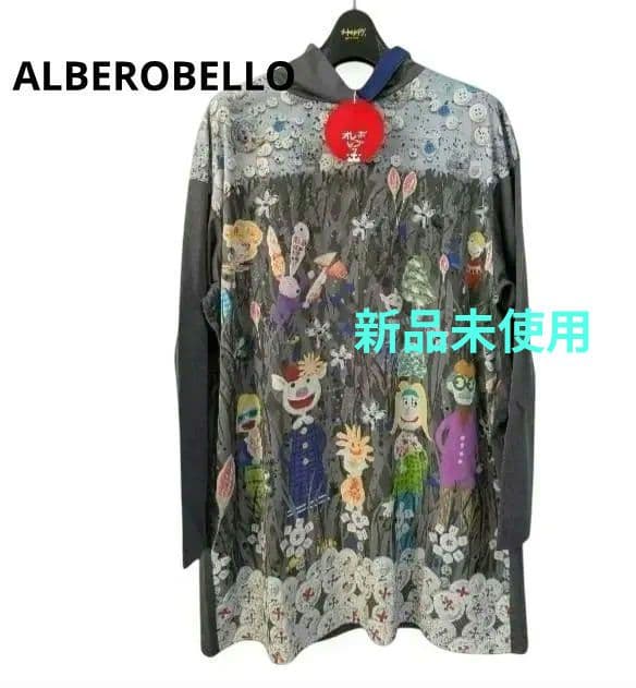 専用 お値下げ！新品オレボレブラ♥️ぶたさんカラフルボタンとお花可愛いチュニック