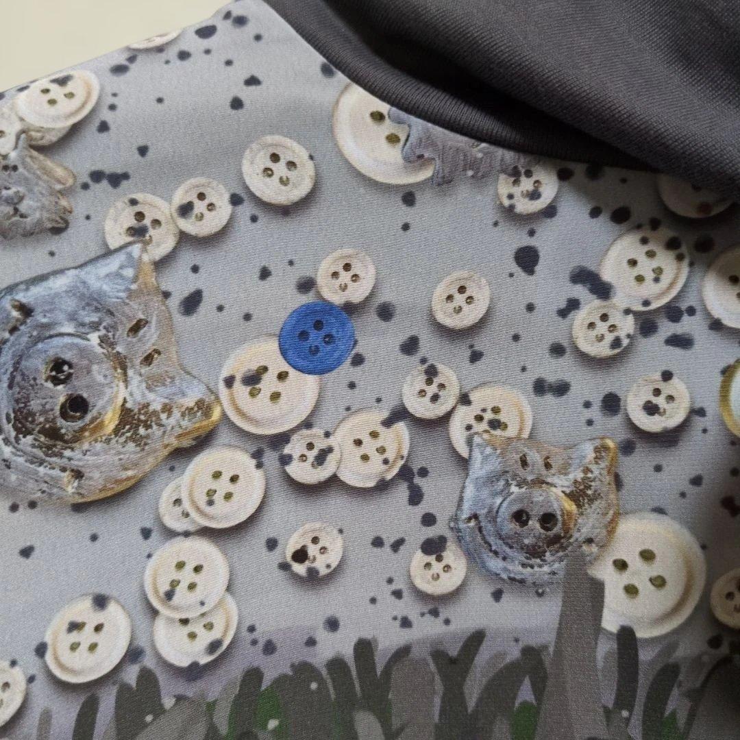 専用 お値下げ！新品オレボレブラ♥️ぶたさんカラフルボタンとお花可愛いチュニック