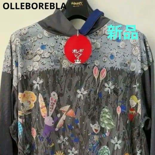 専用 お値下げ！新品オレボレブラ♥️ぶたさんカラフルボタンとお花可愛いチュニック