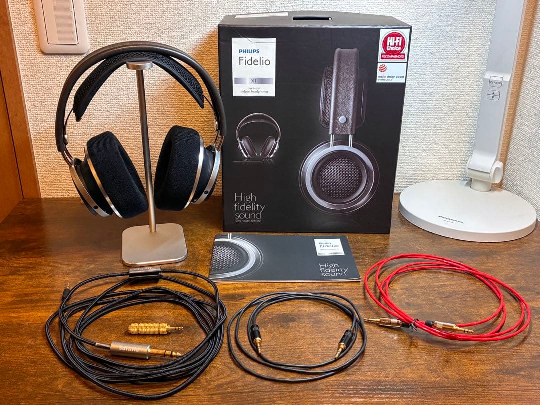 PHILIPS Fidelio X1／BELDEN & CANAREリケーブル付