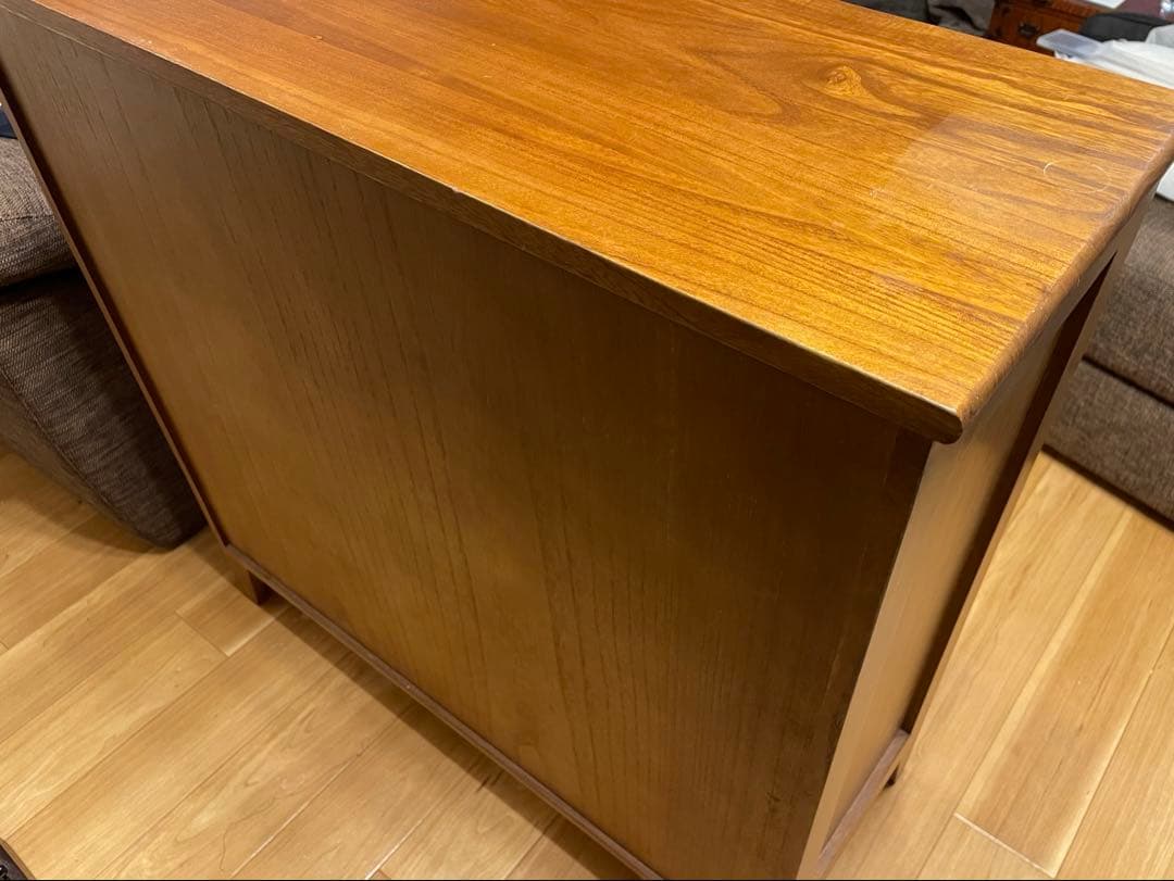 木目調 引き出しキャビネット　カントリー調　レトロ　アンティーク調