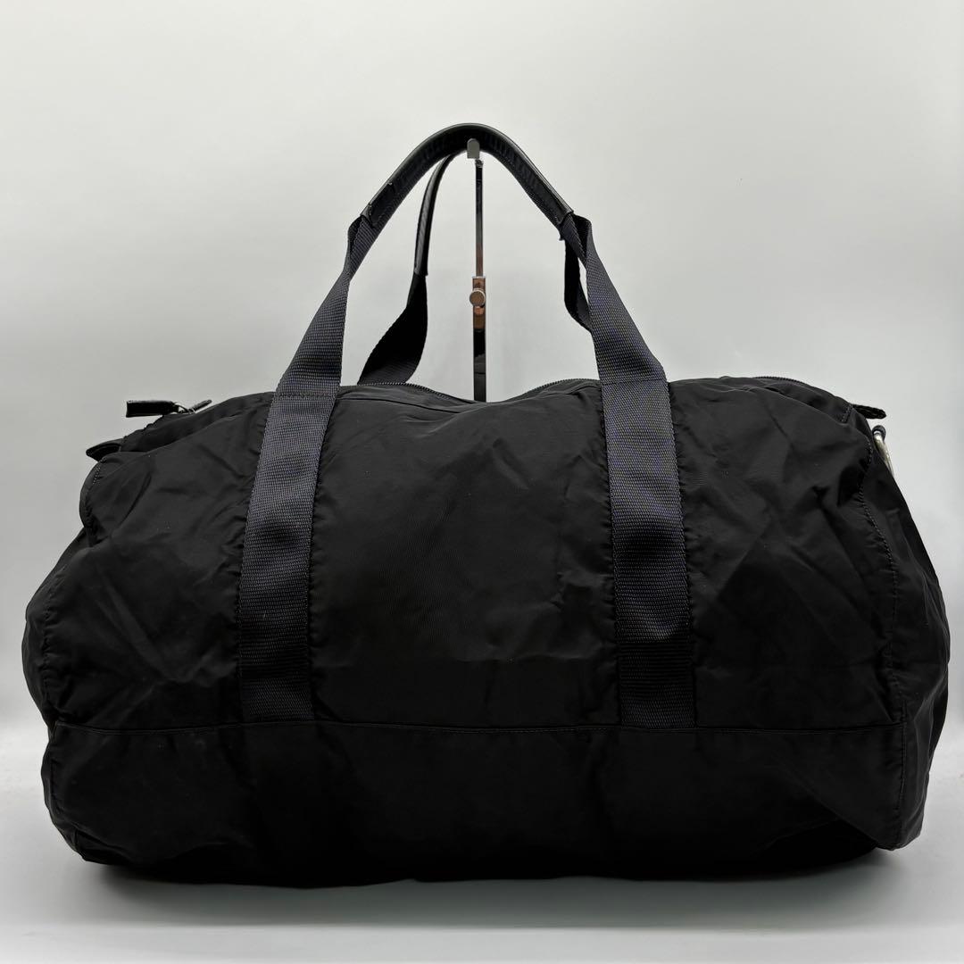 【雪中松柏様】PRADA ボストンバッグ ハンド トラベルバッグ 2way 黒