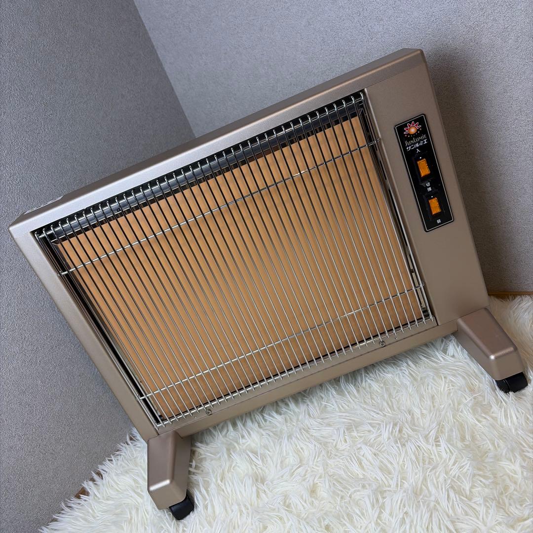 極美品 サンルミエ キュート 遠赤外線 暖房器 E800LS パネルヒーター ②