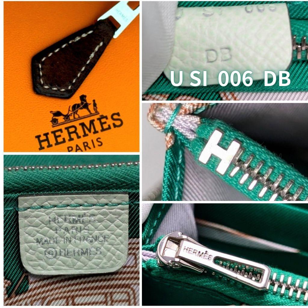 HERMES エルメス　長財布 　ライトグリーン