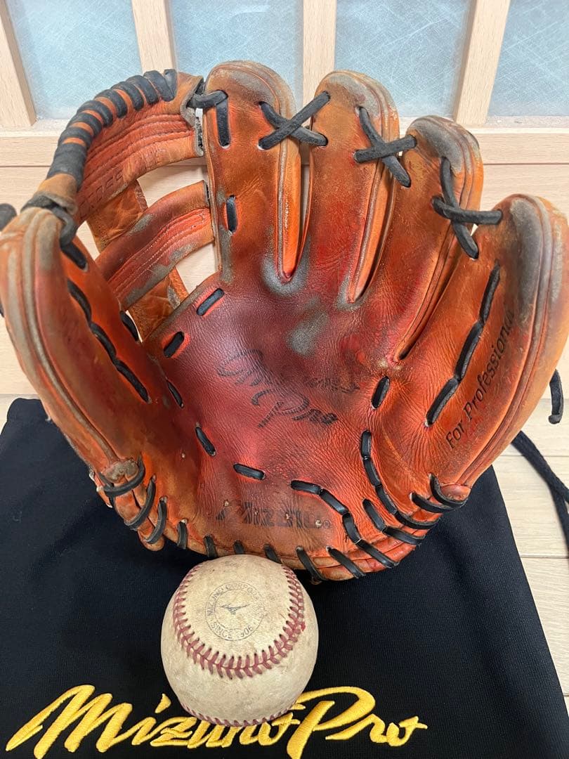 ア*ス様 ミズノプロ 硬式内野手グローブ D-up ZONE BIG M
