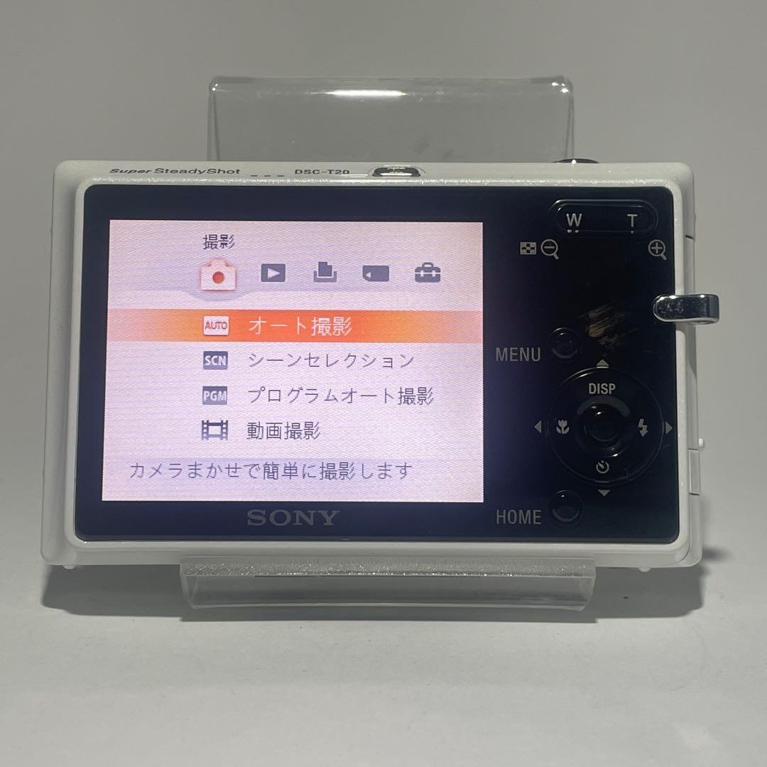 【動作確認済】SONY Cyber-shot DSC-T20 ホワイト
